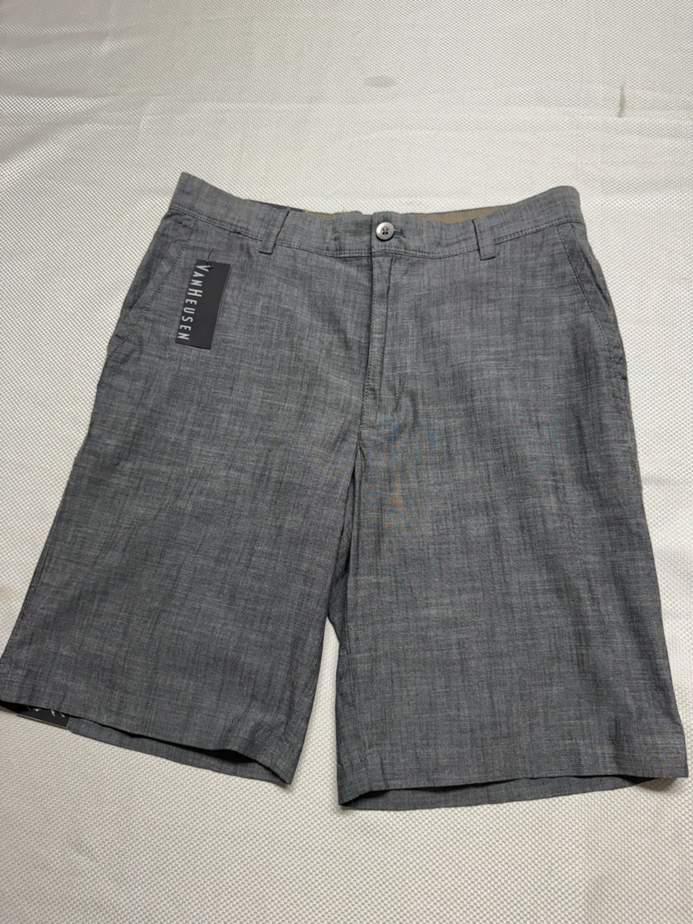 Van Heusen Gray Men's Dress Shorts